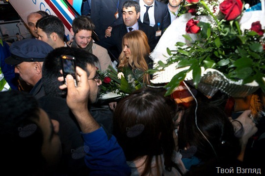 Герои Евровидения 2011 на приеме у президента Азербайджана